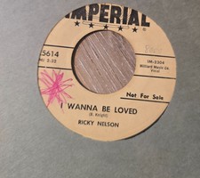 Ricky Nelson Lot of 2 Imperial Promo 45s Ricky Nelson Lot of 2 Imperial Promo 45s