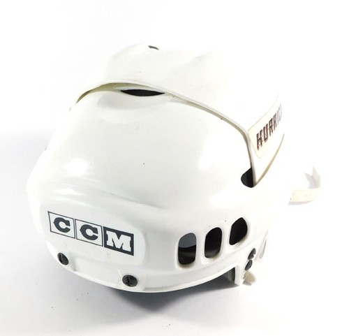 CCM Carolina Hurricanes #4  Game Worn Used Helmet