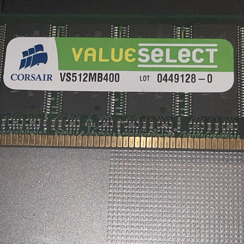 Corsair V2512mb400 0449128  512mb Ram - Image 2 of 2