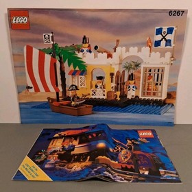 Lego Pirates Imperial Soldiers 6267 Lagoon Lock-Up Set: 100% Comp w/Inst/Box/Cat