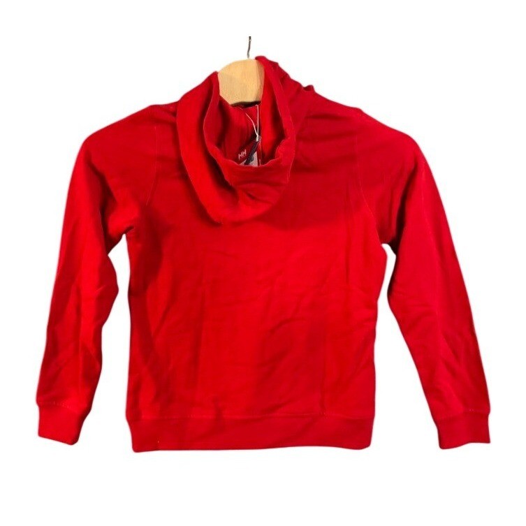 NWT Helly Hansen Mens Red HH Logo Hoodie Organic Cotton Sweatshirt Size M image 2