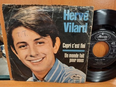 45 / Herve Vilard / 1965 / Capri c'est fini / Un monde fait pour nous