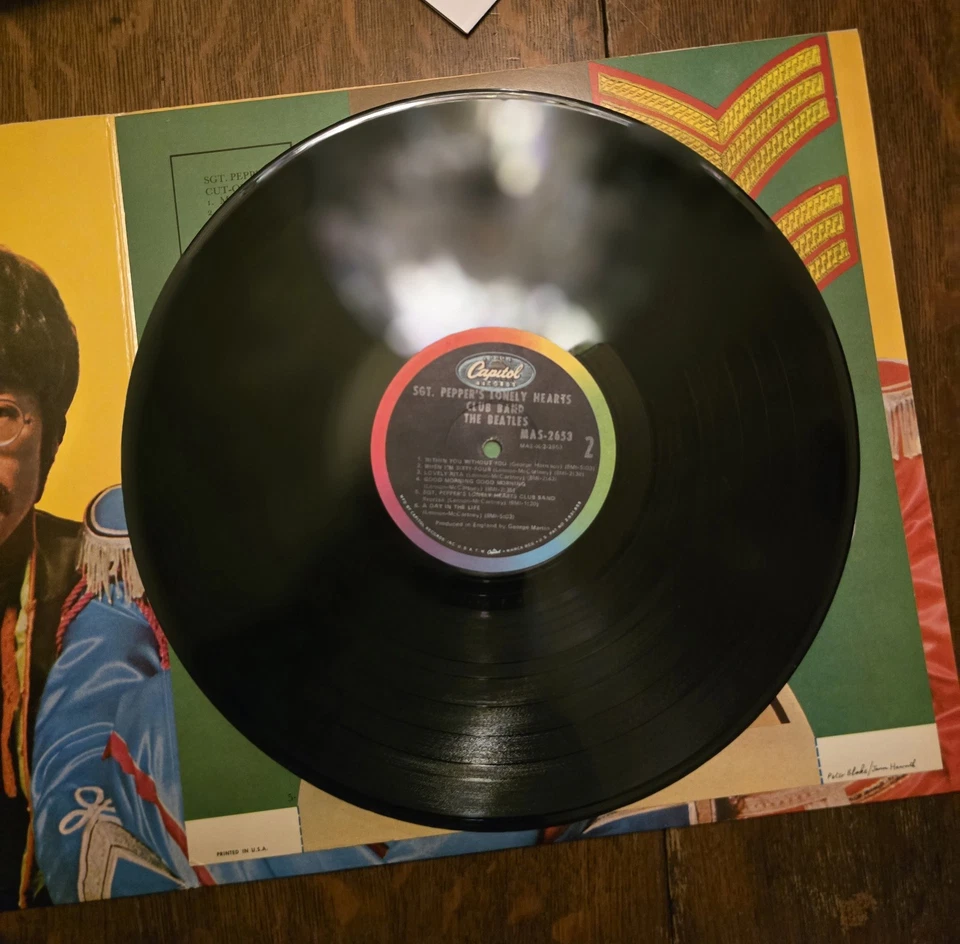 The Beatles - Sgt Peppers Lonely Hearts Club Band Vinyl LP SMAS-2653 - Image 2 of 4