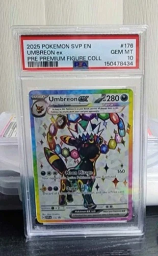 2025 Pokemon TCG SVP Scarlet & Violet Promo Umbreon ex 176 Holo EN PSA 10 GEM MT