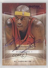 2004-05 Skybox Autographics Purple Royal Insignia 17/25 Al Harrington #57 md3