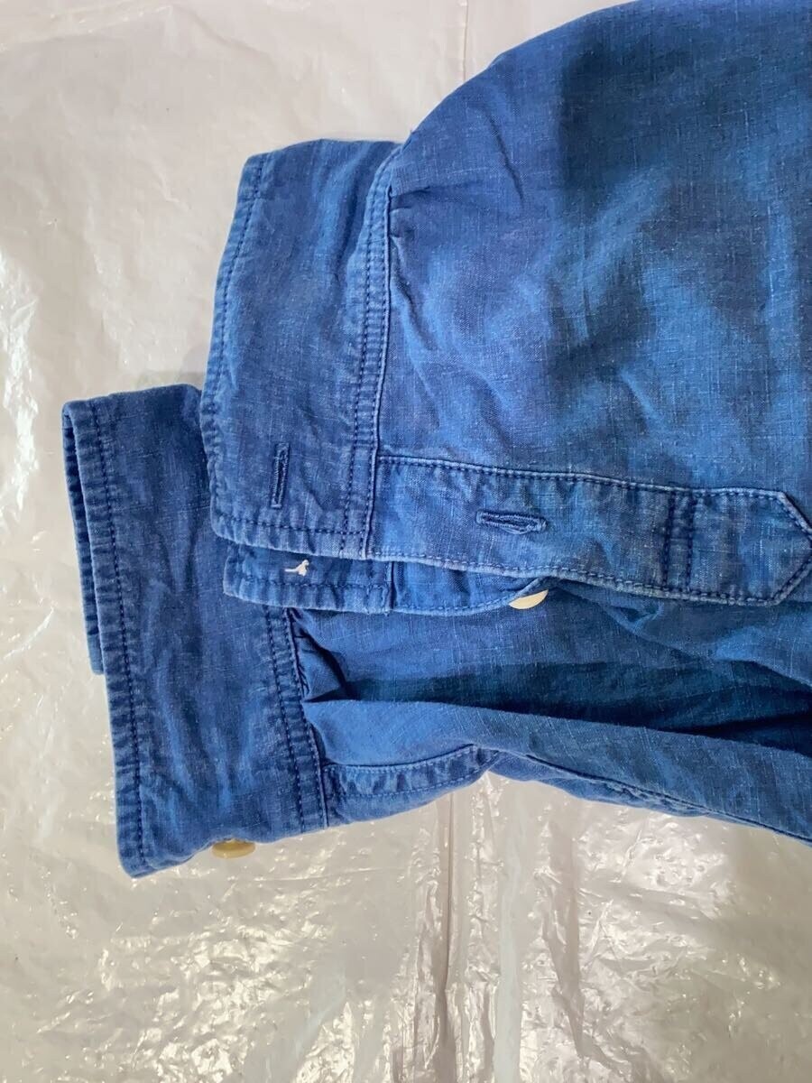 visvim 23ss/PALMER SHIRT L/S DMGD LINEN/1/Linen 0123105011007 Used