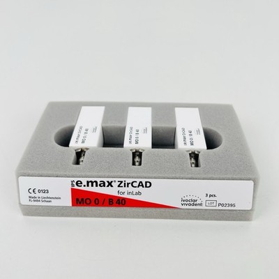 Ivoclar IPS ceramic block e.max CAD for CEREC inLab MO 0/B 40