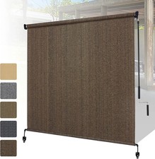 Shade Beyond Outdoor Roller Shades with Splicing Design, 8' W x 8' H Cordless Pa