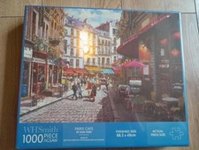 WH Smith Paris Cafe 1000 Piece Jigsaw Puzzle New/Sealed