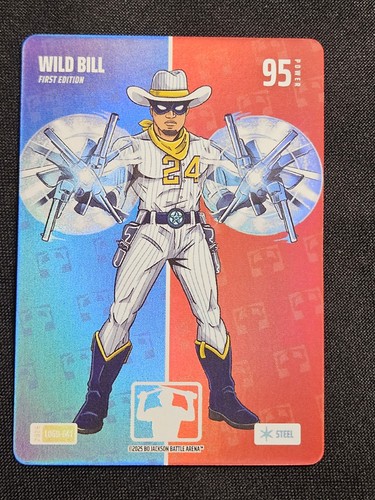Bo Jackson Battle Arena Wild bill Logo Battle Foil STEEL William Contreras
