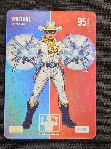 Bo Jackson Battle Arena Wild bill Logo Battle Foil STEEL William Contreras