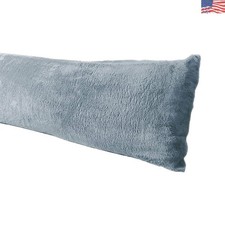 Super Soft Sherpa/Microplush Body Pillow Cover with Zipper, 20x54 Inches