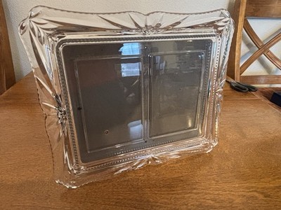 Mikasa Margate Crystal Double 4x6 Insert Invitation Frame