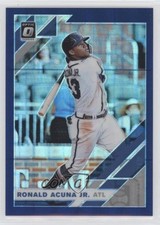 2019 Panini Donruss Optic Blue Pandora Prizm 31/99 Ronald Acuna Jr #177 nd3