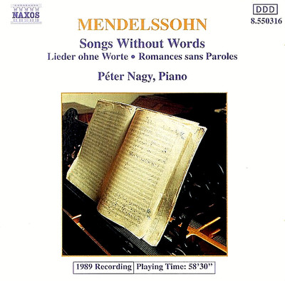MENDELSSOHN Songs without Words CD Like New BRAND NEW CASE listed below in descr