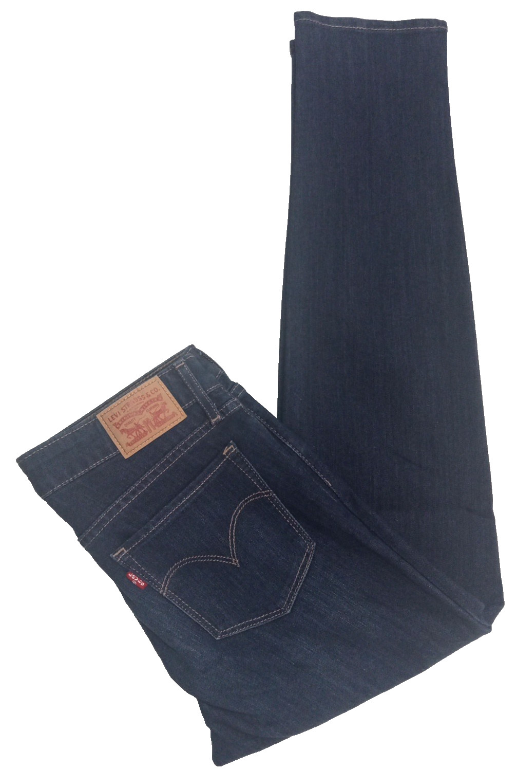 Levi's 712 dark wash straight leg jeans #straightlegjeans W27 L30 thumbnail 18