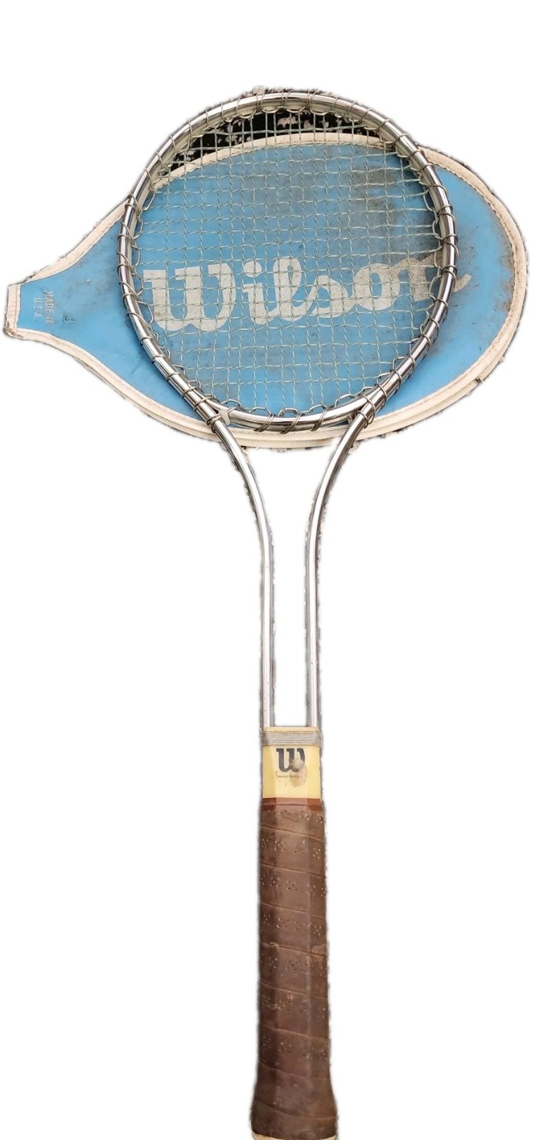 Wilson Jimmy Connors Vintage T2000 Steel Tennis Racquet & Cover Made ...
