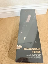 NEW FoxyBae Rose Gold Wireless Flat Iron Cordless Hair Straightener Sealed