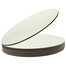 6 inch Wooden Circle Unfinished Round Wood Slices, 6 Pcs