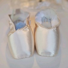 Sansha Ovation 603 12XXX Pink Satin Pointe Ballet Shoes Pair, Model Tag Included