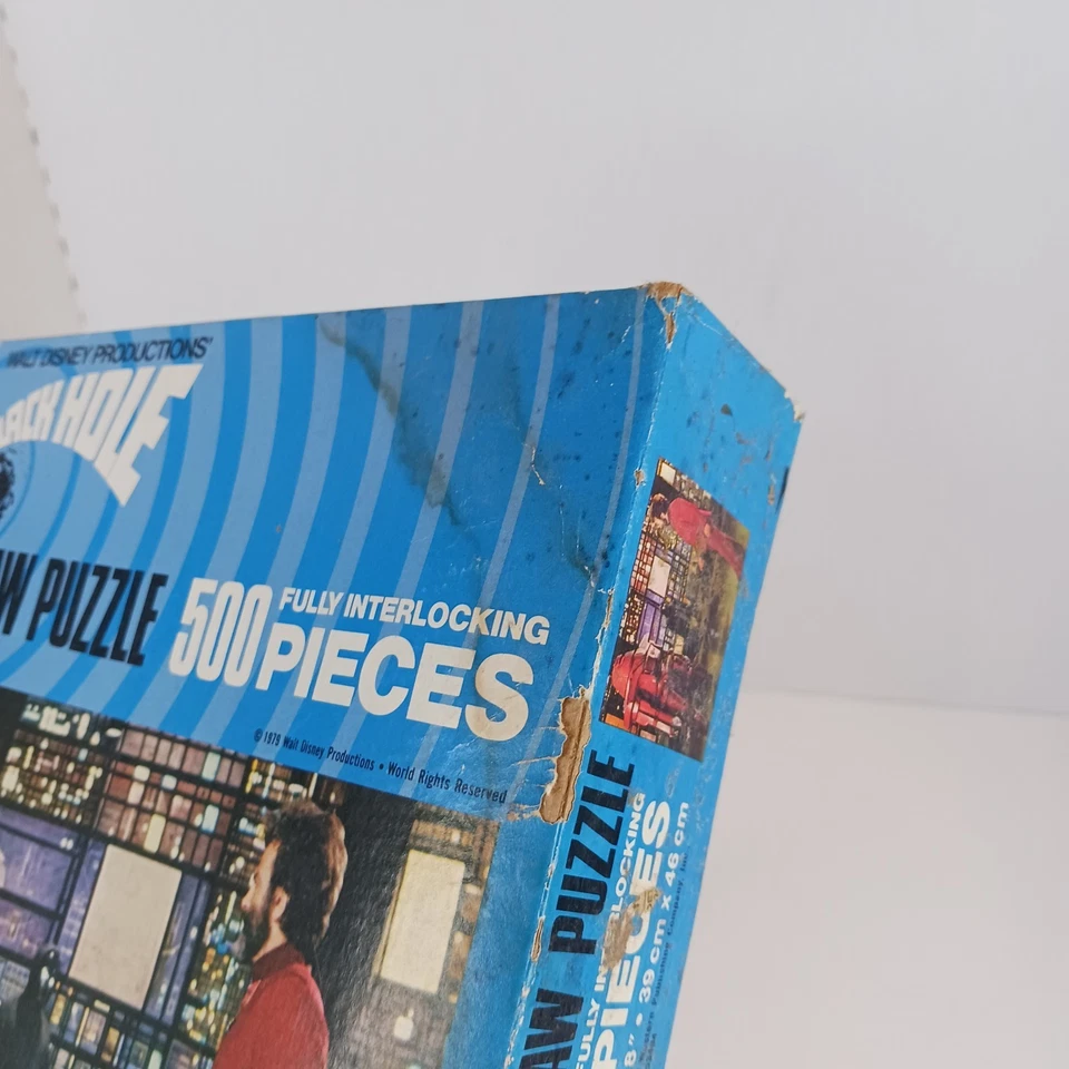 Rompecabezas vintage de Walt Disney The Black Hole 1979 Maximillian & Dr. Reinhardt sellado Foto 3 de 4