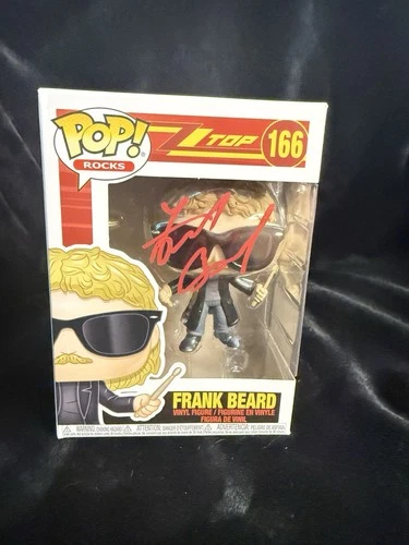 Frank Beard ZZ Top Eliminator #166 Signed Funko autographed