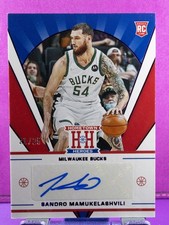 2021-22 Panini Chronicles Sandro Mamukelashvili Purple /25 #HHR-SMA Bucks RC