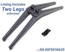 Pre-Owned Insignia NS-85F501NA25 TV Stand Legs w/Screws 68-8M180L / 68-8M180R