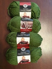 Loops & Threads Charisma NEW Lot Of 4 Skeins 109 Yds Color #11 Forest 