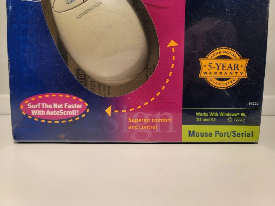 NIB Vintage Kensington Internet Mouse Model 64222 - Image 3 of 4