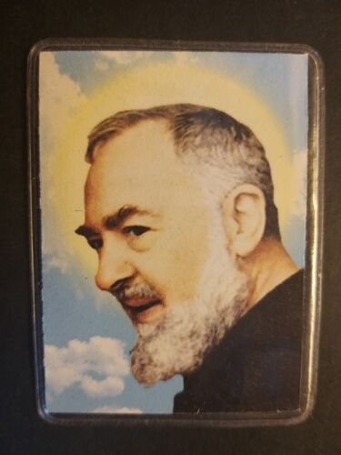 Padre Pio da Pietrelcina - Santino con reliquia.