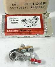 1955 56 CHEVROLET BUICK CADILLAC IGNITION POINT SET BREAKER CONTACT 1938340 NOS