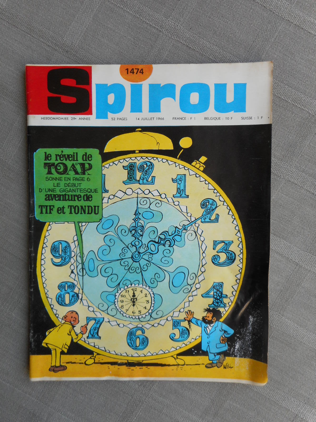 Spirou Weekly No. 1474 Good Condition Without More With The Mini-Story