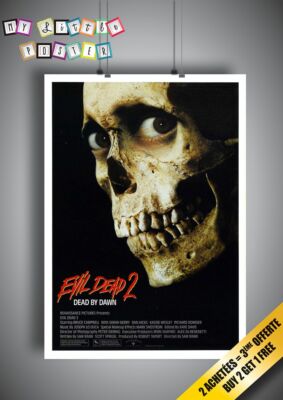 Evil Dead 2 Poster Poster Movie Horror