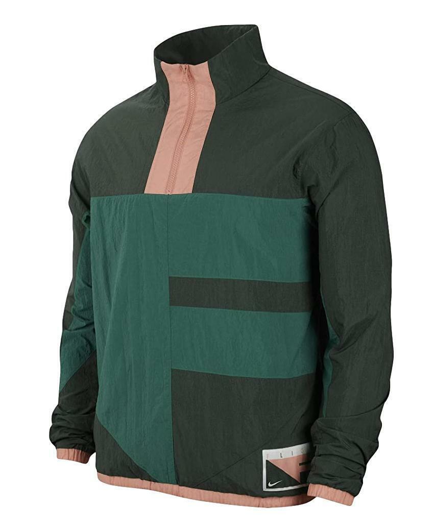 Мужская куртка Nike Flight Basketball на молнии Зеленый CN8508-361