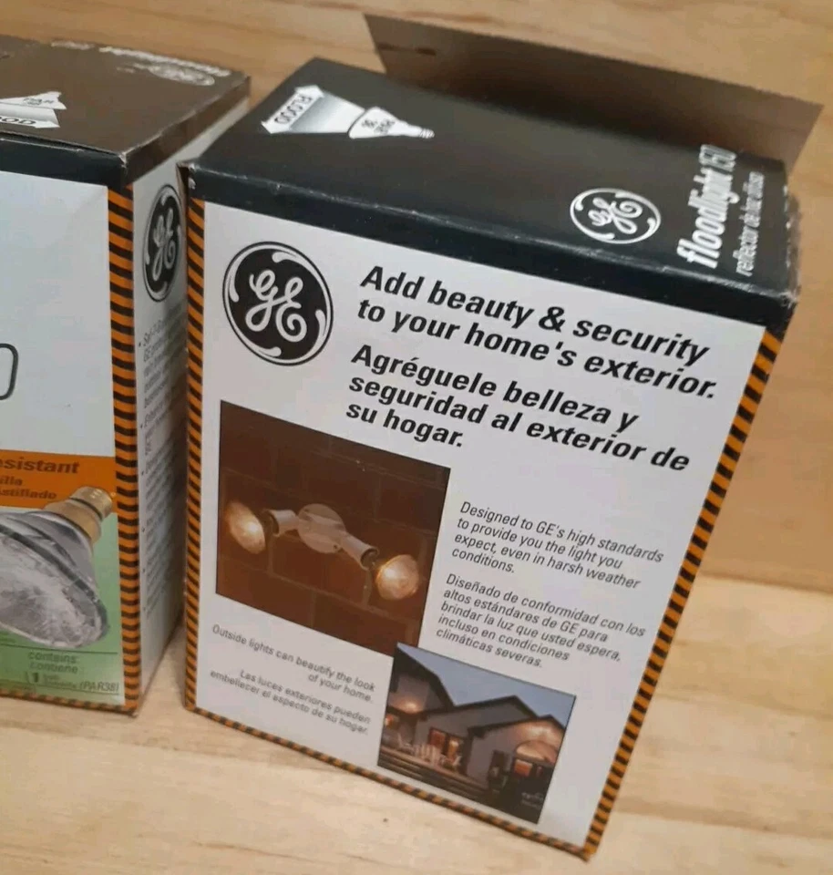 Proyector 2CT: GE: Saf-T-Gard 150W BOMBILLA ORDINARIA PAR38 RESISTENTE A ROTURAS 26370 Foto 4 de 4