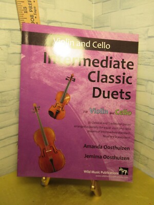 Intermediate Classic Duets for Violin and Cello / Softcover/by Amanda Oosthuizen