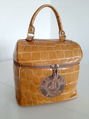 Beautycase Kosmetiktasche Makeup Leder Fin Ros L= 27cm B= 20cm H= 23cm