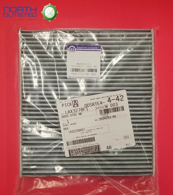 20142021 Jeep Grand Cherokee Cabin Air Filter NEW Mopar OEM 68260792AB eBay