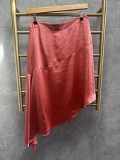 ALL ABOUT EVE Asymmetrical Apricot/Pink Lined Skirt Size 10 RRP $90 **NEW**