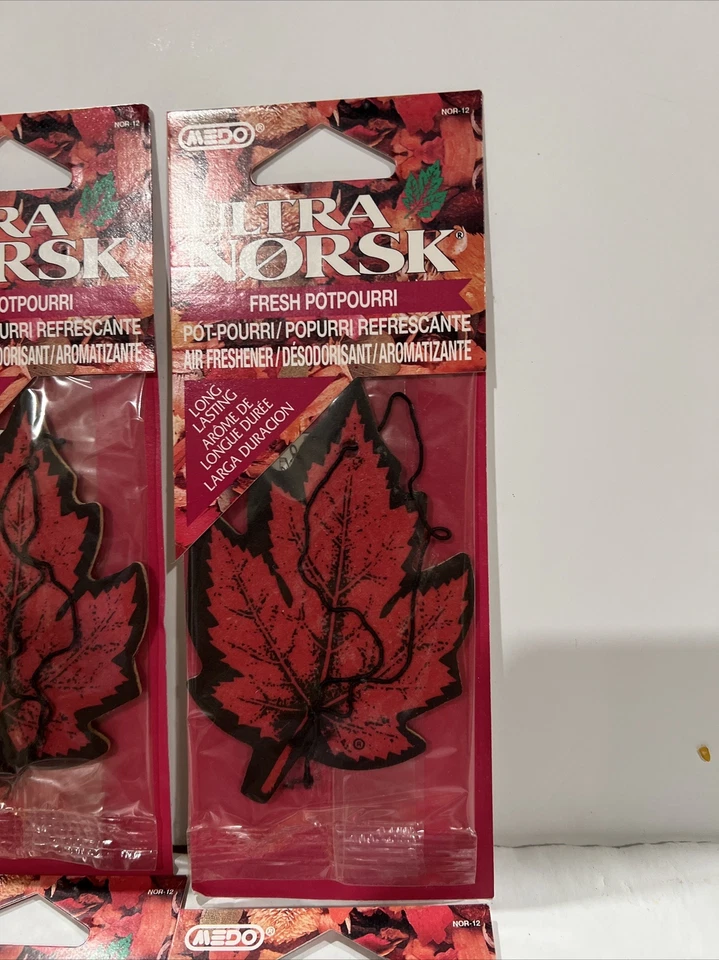 Винтажный освежитель воздуха от MEDO лот из 6 запечатанных новых из старых запасов Ultra Norsk Fresh Potpourri долговечный - Изображение 2 из 4