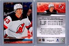 2024-25 Upper Deck Series 1 Deluxe Base #112 Luke Hughes /250