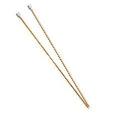 Kollage ::Square Gold Straight Knitting Needles:: 2 US / 2.75 mm / 10" / 25 cm