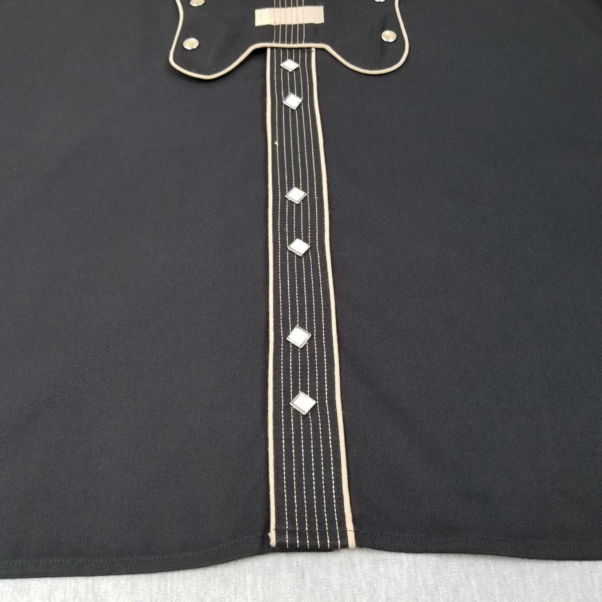 Scully 80s ウエスタンシャツ 音符 Scully Music Note Embroidered Retro Western Shirt – RR