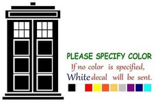 Doctor Who Call - Box Vinyl Decal Sticker Car Truck Window Bumper Various sizes