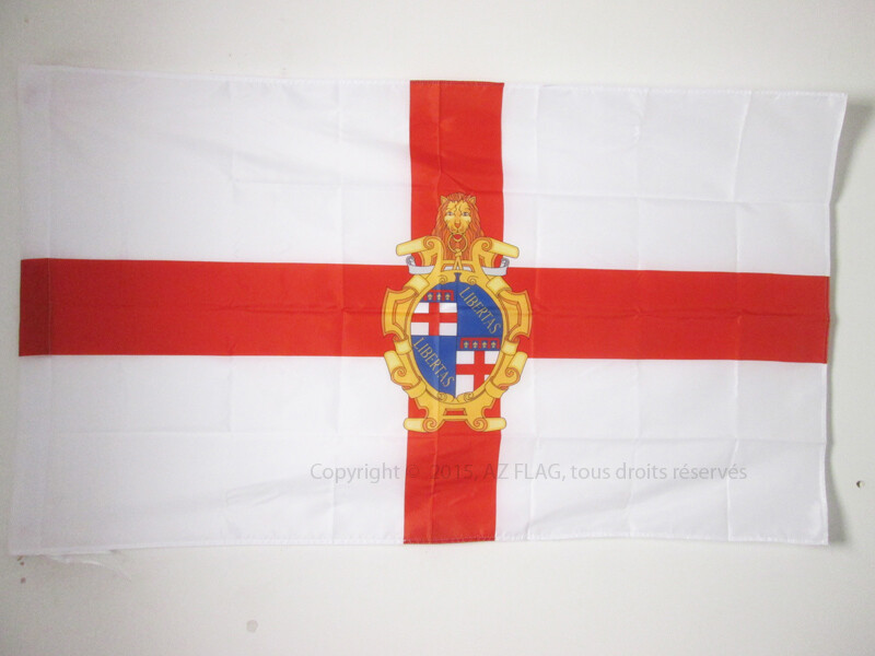 Drapeau Bologne 90x150cm en textile renforcé avec blason traditionnel