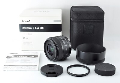 Nikon Fit SIGMA ART 30mm f1.4 DC HSM Wide Angle Prime Lens A013 Top MINT in Box