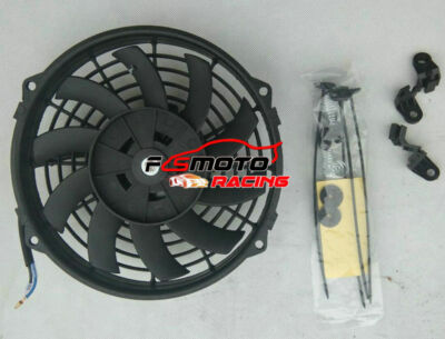 Universal 30 Row Engine Transmission 8AN Oil Cooler 7" Electric Fan Kit-in Oil - Foto 5