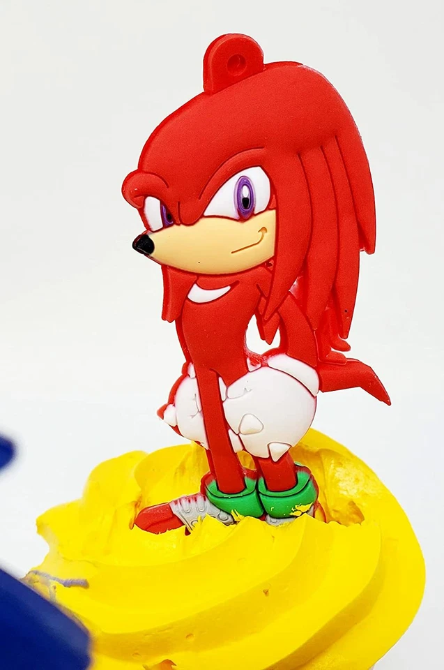 Sonic The Hedge Hog ~ PASTEL DE CUMPLEAÑOS ~ CupCake Topper Set - Totalmente Nuevo Foto 4 de 4