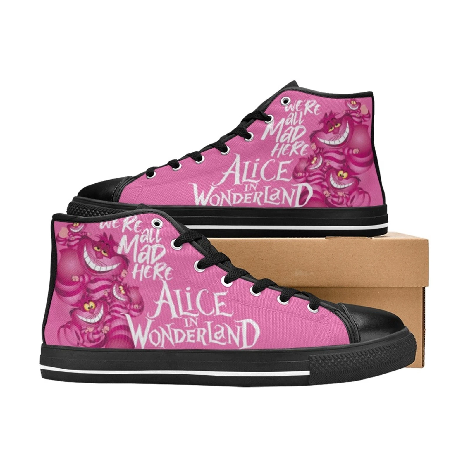 Alice in Wonderland Cheshire Cat High Top Sneaker